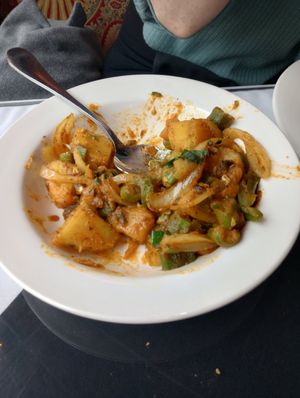 Aloo Bhindi at Tandoori Flame & Indian Grill in Seattle