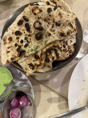 Butter Naan  at The Vegetarian Grill - TVG in Jaipur