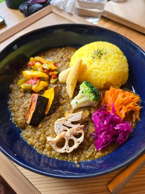 Vegetable curry at Cafe Tea Terrace in Kyoto