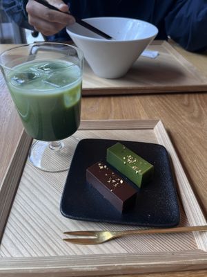   at Cafe Tea Terrace in Kyoto