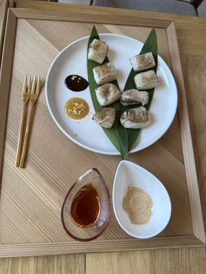 Dango  at Cafe Tea Terrace in Kyoto