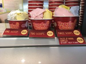 Size & Pricing  at Papalani Gelato in Koloa