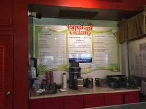 Menu  at Papalani Gelato in Koloa