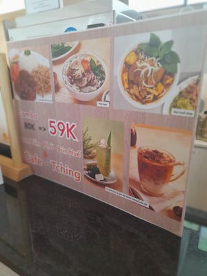 Menu at THE TCHING - Phở Chay & Coffee in Ho Chi Minh City