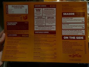   at Curry Club - Cape Town in Cape Town