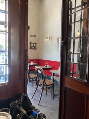 inside   at Aufzug Café in Vienna