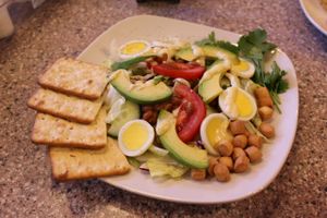 Supreme salad at Taste of West Africa in Fayetteville