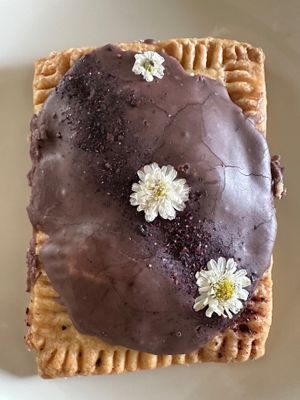 A berry pop tart! at Revolution Roasters in Oceanside