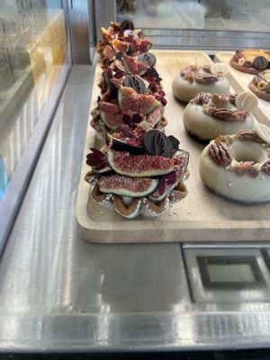 Vegan Tahini fig tart   at Angel Cakes - Dubai Hills Park in Dubai