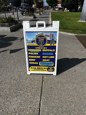   at Anchor Town Dogs - Food Cart in Anchorage
