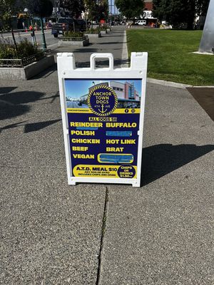   at Anchor Town Dogs - Food Cart in Anchorage