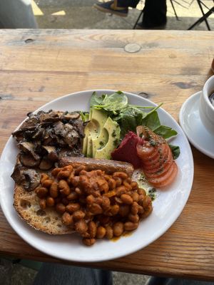 Vegan brunch  at Tilt in Brighton