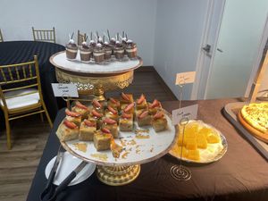 Vegan desert options that night   at Veg Delight   in Edmonton