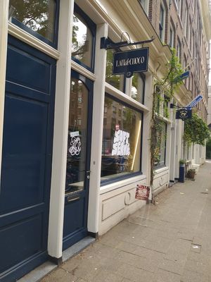 Storefront at Lait De Choco in Amsterdam
