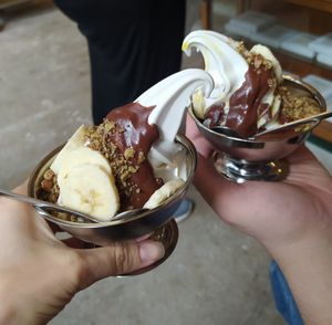 Soft serve at Lait De Choco in Amsterdam