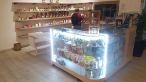 Vegan health foos shop at Green Food  in Bogota