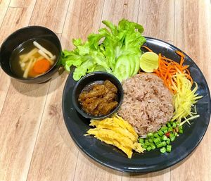 Kao Kluk Kapi #Veganuary at Pang Home Jung Vegan & Vegetarian Restaurant in Chiang Mai