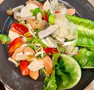 Mix of mushroom #Veganuary at Pang Home Jung Vegan & Vegetarian Restaurant in Chiang Mai