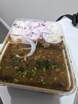 Chole Chawal Chickpea Street Curry with Rice at Ambarsariya Cafe & Restaurant in Auckland