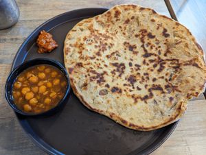 Aloo paratha at Ambarsariya Cafe & Restaurant in Auckland