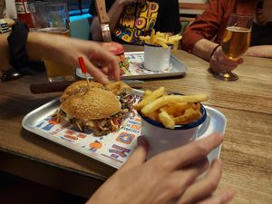 'Chicken' burger at BrewDog   in Perth