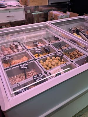 Freezer sectionn  at El Vegans  in Vilanova I La Geltru