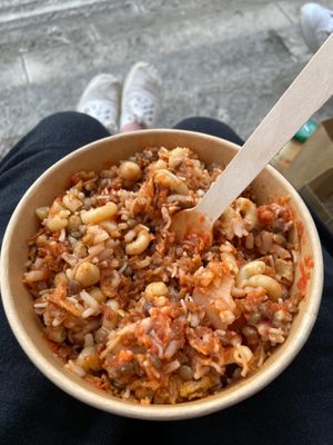 Classic koshari (medium) at Koshari Street in London