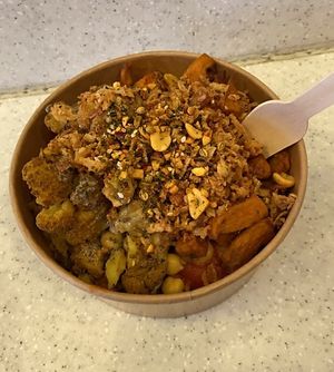 Plant power bowl  at Koshari Street in London