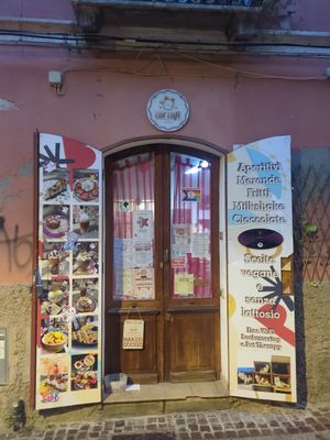 Outside at Cat Cafè di Chry in Cagliari