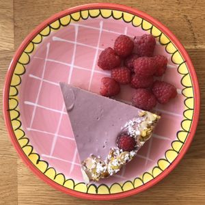 Frambozen cheesecake  at Home Bakery Suus in Tervuren