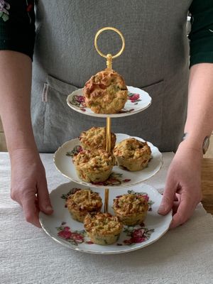 Groenten muffins  at Home Bakery Suus in Tervuren