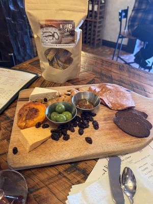 Cheese&meat platter  at The Good Life in Solvang