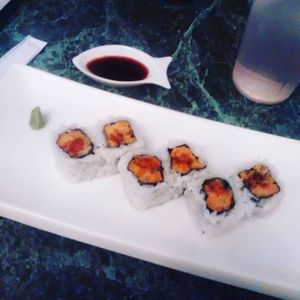 Yam tempura roll at The B-Well Sushi and Cafe in Halifax