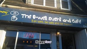 Outside at The B-Well Sushi and Cafe in Halifax