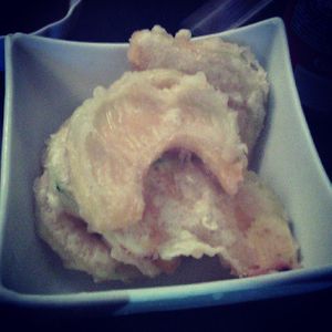 Pumpkin tempura  at The B-Well Sushi and Cafe in Halifax