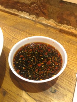 Chilli soya sauce #Veganuary at Banh Mi Ancient Saigon in London
