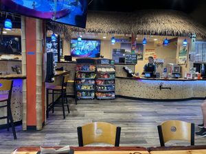 Fun beach vibes #Veganuary at Beach Hut Deli & Tap Room by DOCO in Sacramento