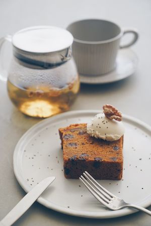 Carrot cake at Cafe Enough カフェ イナフ in Shizuoka