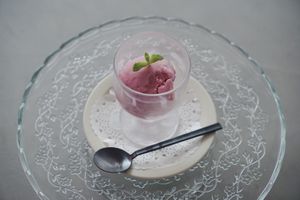 Vegan ice cream  at Cafe Enough カフェ イナフ in Shizuoka