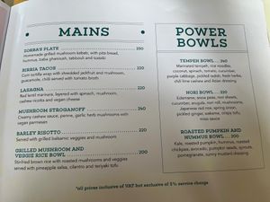 Mains & bowls  at Shaka  in Ao Nang