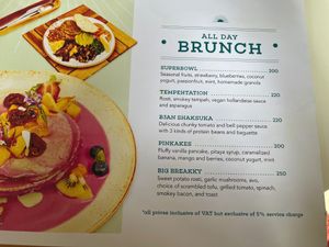 Brunch menu  at Shaka  in Ao Nang