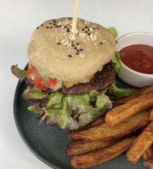 This has been my favourite place to eat since arriving in Thailand. Tasted amazing. This is the mexican burger with salsa and guacamole. It was so good I’m going back later today at Shaka  in Ao Nang