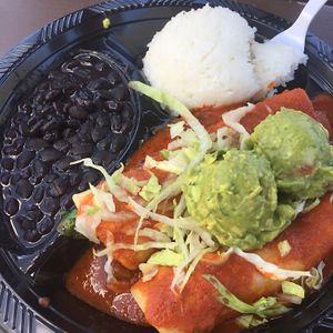 red enchilada at Federico's Fresh Mex Cuisine in Hanalei