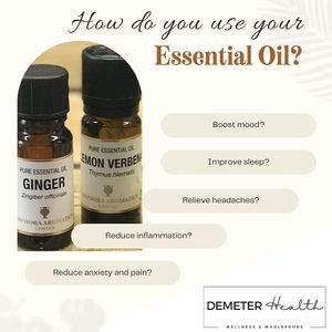 Our essential oil BOGOF sale has been so popular we've nearly sold out of some! 🛑 The sale is continuing a little while longer, but we want to know: how do you use yours? at Demeter Health in Sandbach