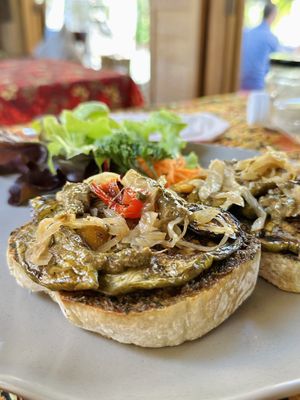 Cashew pesto toast (130 THB)  at Soul Café & Shop in Pai