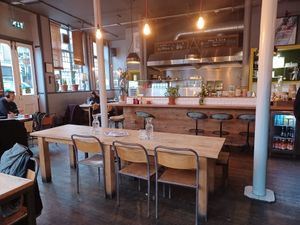 Sitting area at The Spoke in London