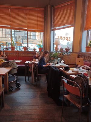 Sitting area at The Spoke in London