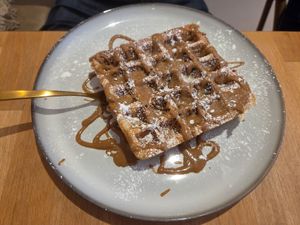 Lotus-Waffel at YAM Café & Deli in Recklinghausen