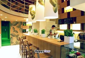 interier at Bazilika Cafe in Ljubljana