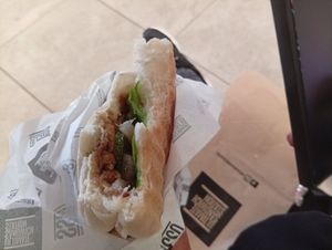 Very tasty. It's surprisingly vegan at CEB - Ultimate Sandwich Station - T1 in Cebu